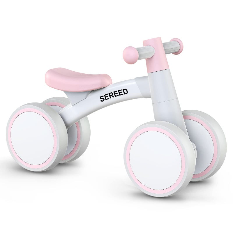 SEREED Baby Balance Bike Toys for 1 Year Old Girl Gifts, Baby Walker, One Year Old Girl Birthday Gifts, 12-24 Months Toddler Balance Bike, First Birthday Gifts, Ride on Toys - Image 1