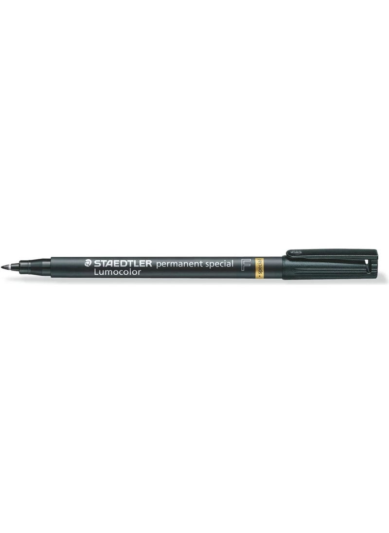STAEDTLER - Lumocolor Permanent Marker Pen F Nib Black - Image 1
