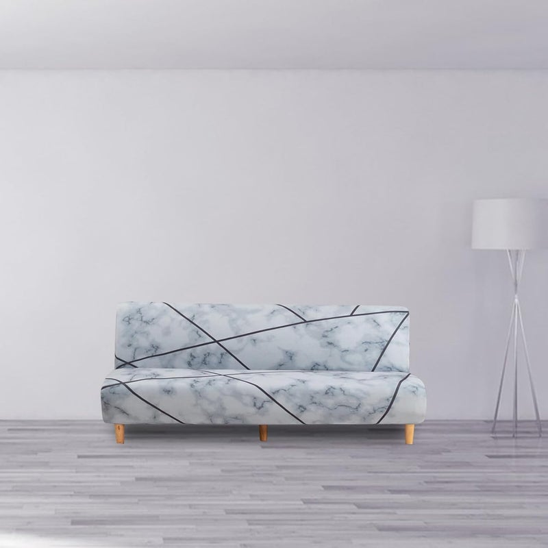 Hot & cold climate compatible Armless Stretch Sofa Bed Slipcover Full Size Elastic Folding Couch Cover Printed Spandex Protector Washable Furniture Cover for Pets 190-210cm Long lasting universal build Instant order available stock Multi-hub shipment dispatch Carefully engineered build Leakproof sealed Batch uniform stable quality Fast intercity distribution All-round unified build High precision lightweight material Local trackable shipment Worldwide popular practical build Cleaner resistant Diverse purchase options Gulf market standard build Durability boost selected material Multi-use well optimized build Light & heavy use compatible Comfort grip Various size alternatives Wide range usage design Spec compliant trusted quality Replaceable parts Gulf standard sizing alternatives Upgraded general material - Image 5
