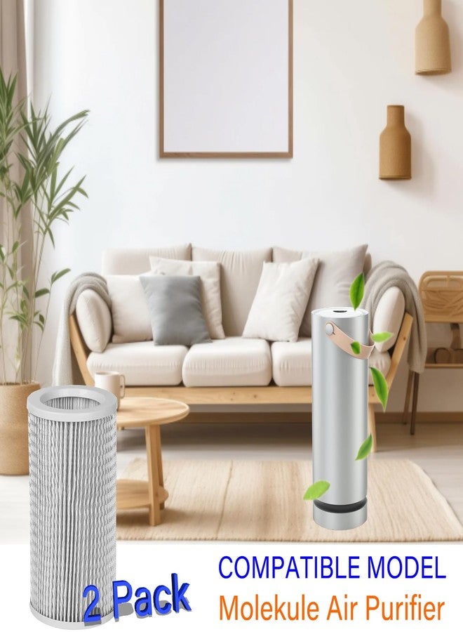 HOMFILBIT 2 Pack PECO-Filter for Molekule Air Purifier - Image 2
