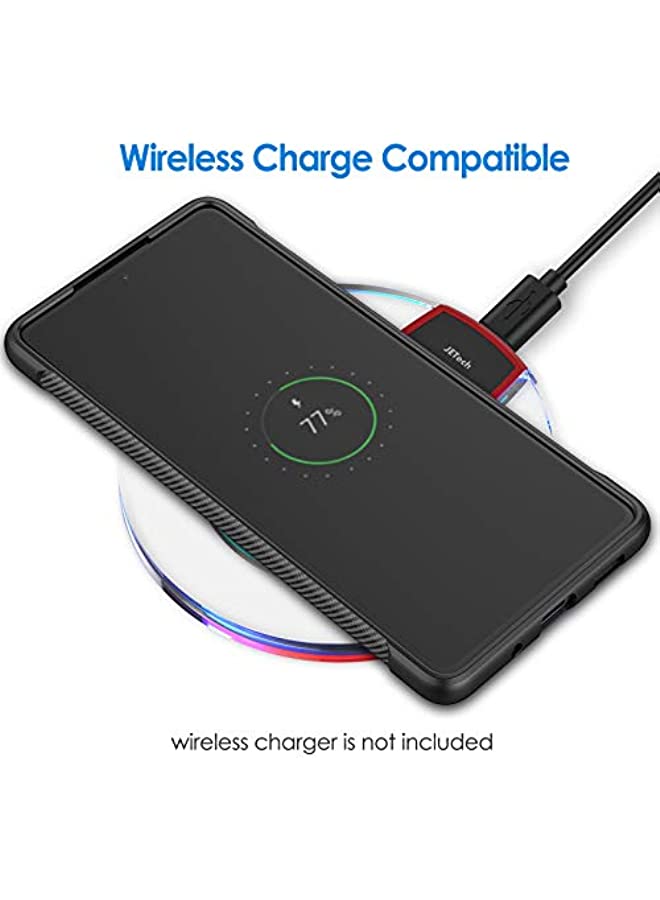 JETech Slim Fit Case for Samsung Galaxy S20 FE 5G 6.5-Inch, Thin Phone Cover with Shock-Absorption and Carbon Fiber Design (Black) - Image 3