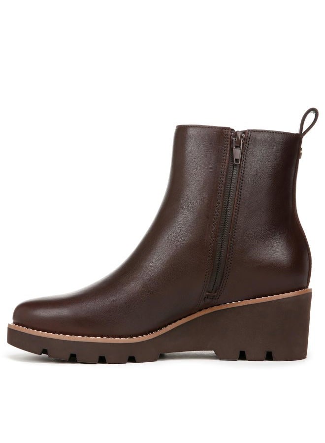 Vionic womens Aria Booties, Dark Brown Leather, 41 EU - Image 2