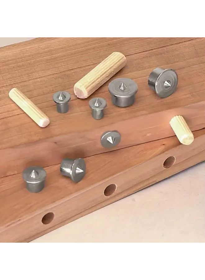 مجموعة أدوات تحديد المواقع الخشبية الفضية للوتد الخشبي للأثاث DIY سنتر بنش - Image 1