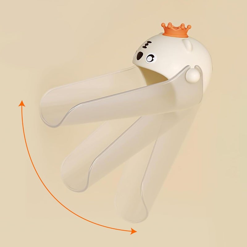 BuleVina 2PCSSet Faucet Handle Extender for Kitchen and Bathtub Sink Tap  Nozzle Hand Wash Helper for Sink  Bathroom Spout Universal Sink Handle Extenders Animal Design White - Image 4
