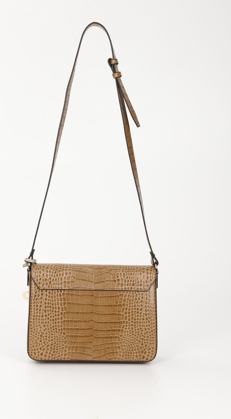 Gönderi(r) Gon Platinum Genuine Leather Medium Size Women's Shoulder Bag Q8254  - Image 5