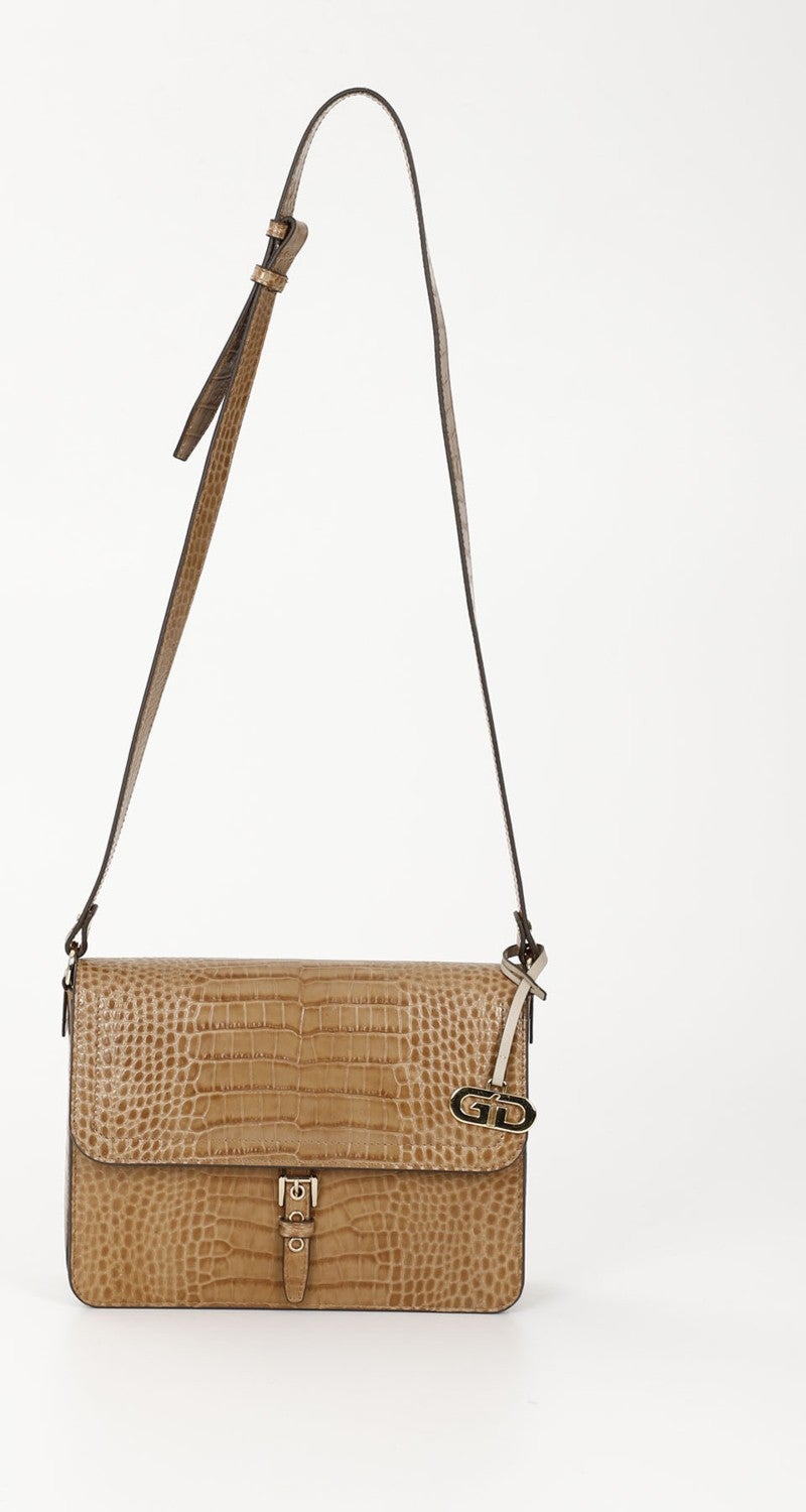 Gönderi(r) Gon Platinum Genuine Leather Medium Size Women's Shoulder Bag Q8254  - Image 2
