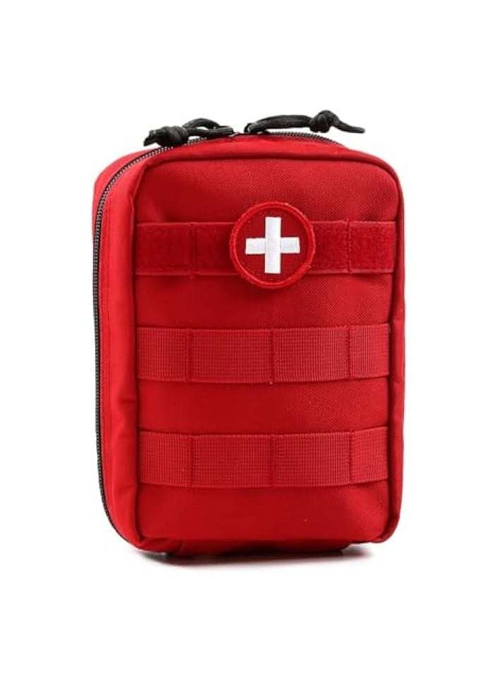erorex First Aid Molle Pouch - Heavy Duty IFAK Pouch - Empty Medical Pouch Ideal for Military Use EMTs Law Enforcement Camping and Hiking - Med Pouch for Optimal Organization - Image 1