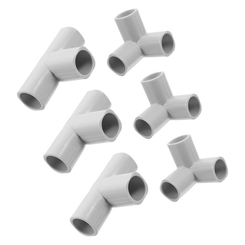 6pcs 3 Way Furniture Grade Fittings Tent Connectors 3 Way Elbow Furniture Fitting Pipe Connector - Image 4