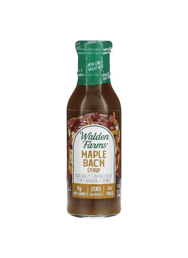 WALDEN FARMS Walden Farms, Maple Bac'N Syrup, 12 fl oz (355 ml)  - Image 1
