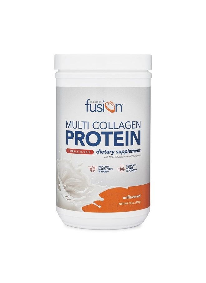 Bariatric Fusion - Unflavored Multi Collagen Protein Powder | Plus Joint Support Complex of MSM and Glucosamine | Dairy, Gluten & Soy Free | Non-GMO | 30 Servings - Image 1