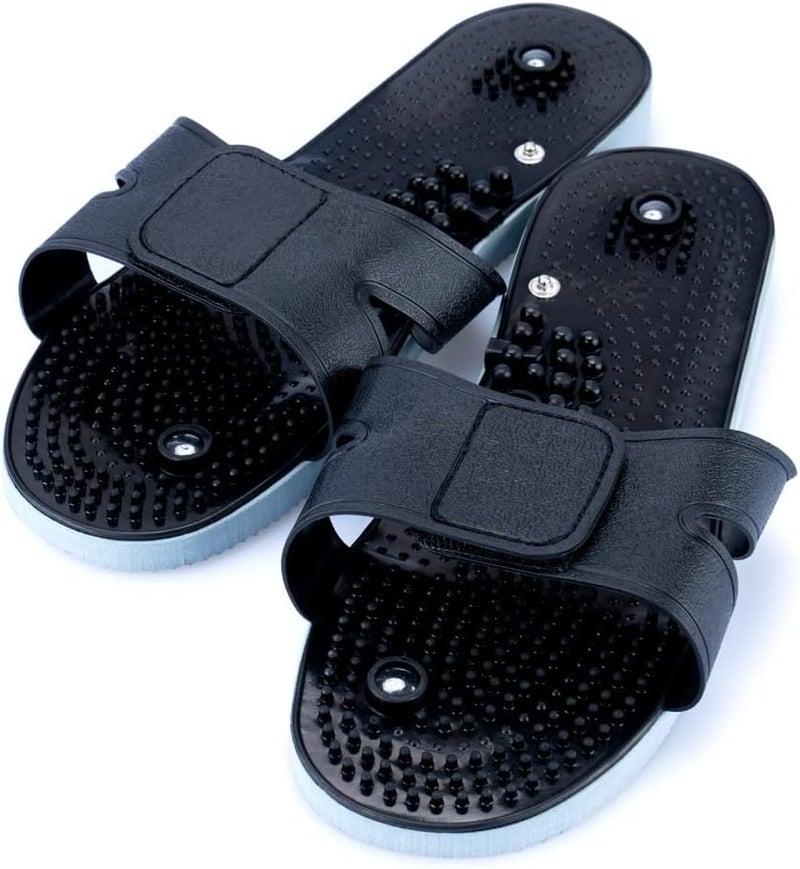 NueMedics Tens Unit Massage Slippers Massage Shoes for Most Snap on Massagers Will Work on Iq Hi Dow Eliking Ismart Irest Pinook as Well as Many Other Snap Tens Unit Devices for Peripheral Neuropathy - Image 3