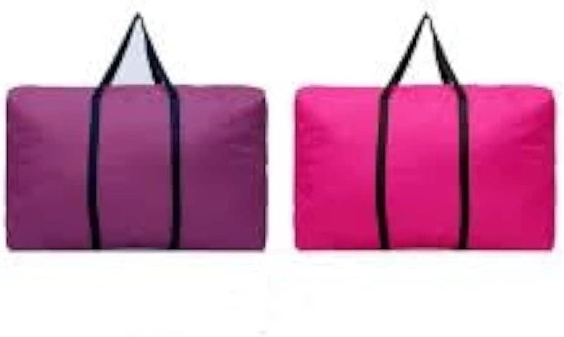 Clothes and Blankets Storage Bags, Fabric, Multi Color 80 * 40 cm (2)