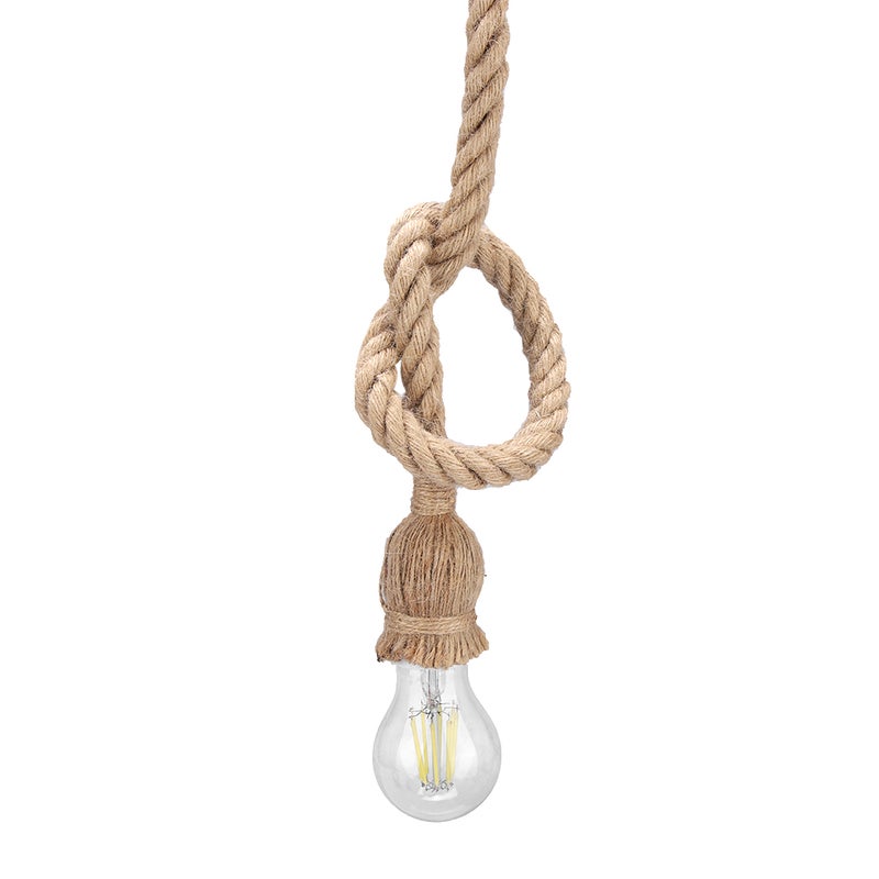 3m E27 Vintage Hemp Rope Ceiling Light Base Pendant Lamp Bulb Holder 85-265V - Image 5