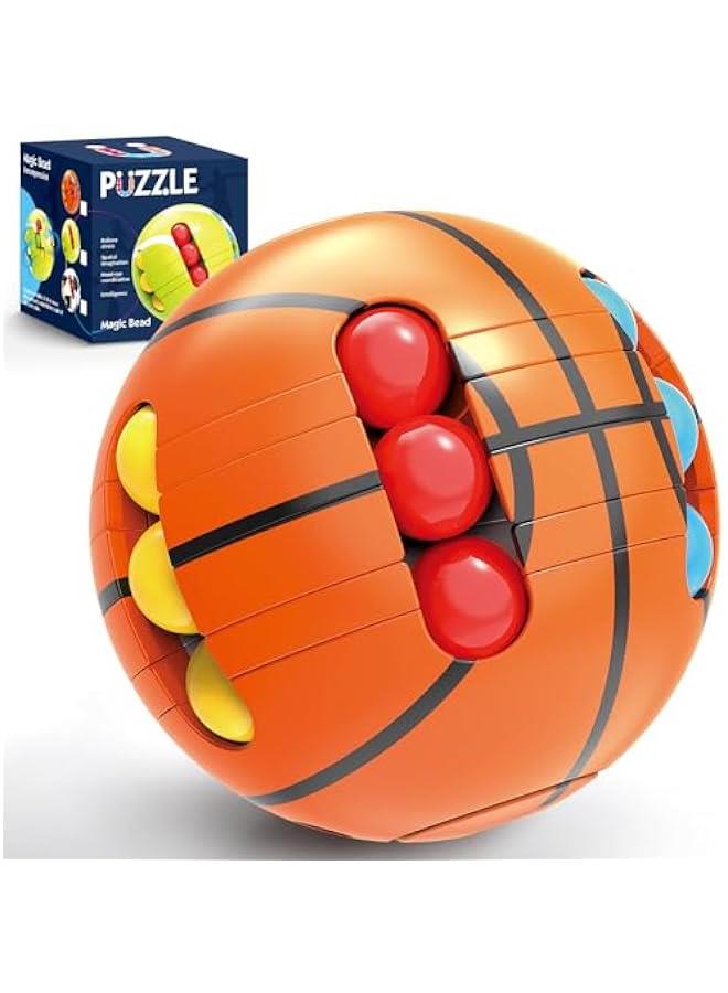 العاب احجية كرة رياضية - العاب احجية ثلاثية الابعاد للاطفال والكبار، العاب سفر للاعمار من 3 سنوات فما فوق، خرز سحري صغير للذكاء 2.5 انش، رياضة اليد، تخفيف التوتر، هدايا للاولاد والبنات - Image 1