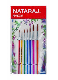 NATARAJ 7-Piece Arteezi Round Brush Set  - Image 1