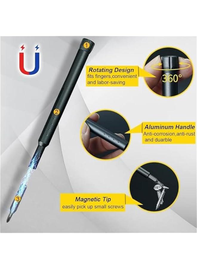 MIXDE 44 in 1 Precision Screwdriver Set, Mini Magnetic Screwdriver Set with Case, Steel Repair Kits for Computer Laptop Camera Phone Watches Glasses Maintenance - Image 3