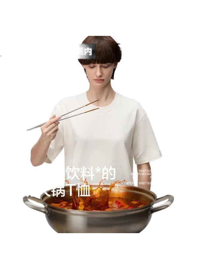 Bananain Jiaonei Yibo'S Choice] 502Go Pro Men'S Triple-Protection Hot Pot T-Shirt, Short Sleeve, Stain-Resistant, Cotton-Like Feel, Casual, Sun Protection - Image 3