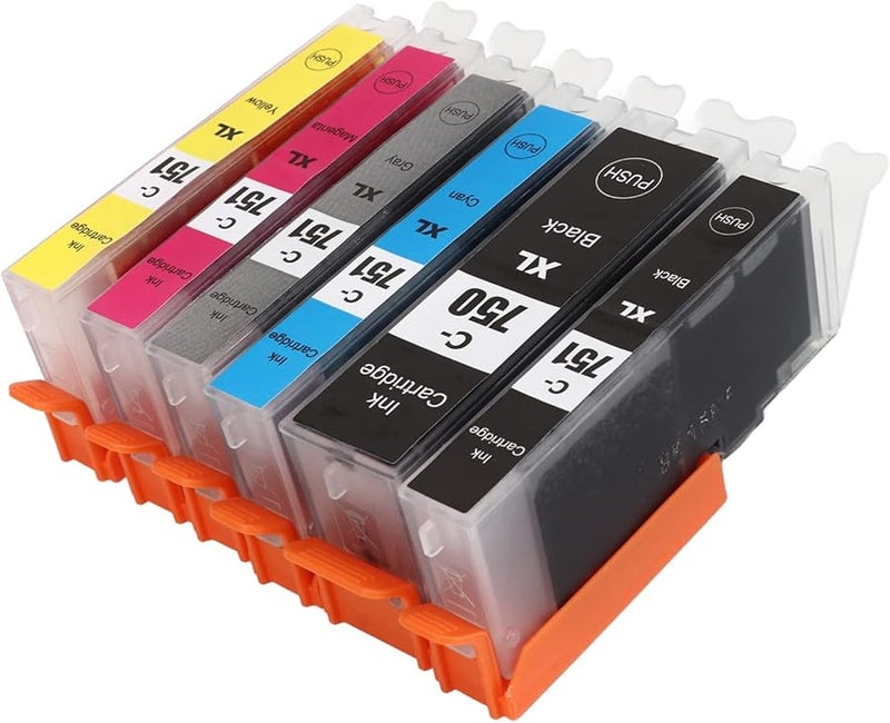 Fydun 6 Colors Ink Cartridge Set Replacement for MG5470 MG7570 IX6870 Printers - Image 5