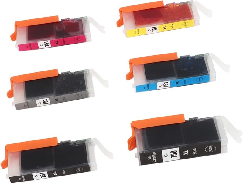 Fydun 6 Colors Ink Cartridge Set Replacement for MG5470 MG7570 IX6870 Printers - Image 3