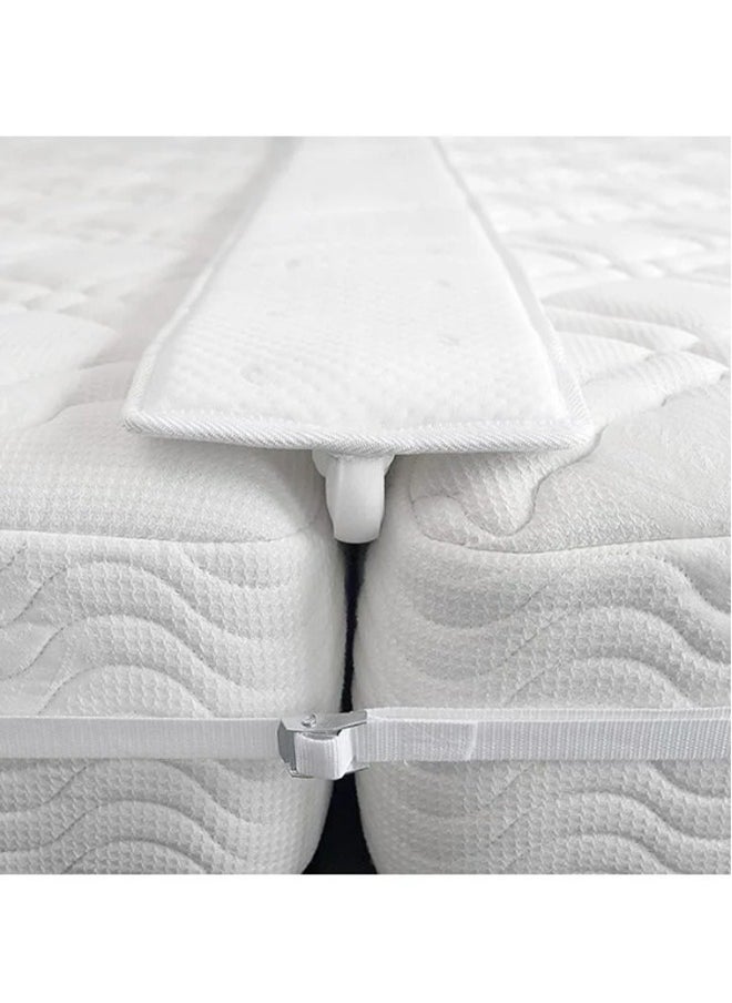 Arabest - Bed Bridge Twin to King Converter Kit Twin Bed Connector King MakeBed Gap Filler to Make Twin Beds Into King Mattress Connector with Strap for Guests Stayovers - Image 1