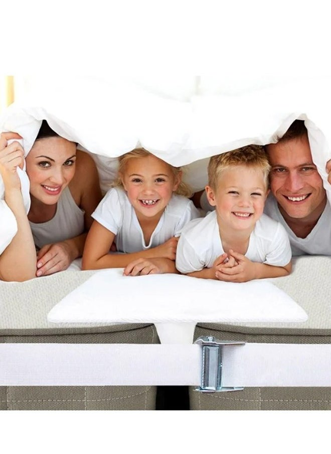 Arabest - Bed Bridge Twin to King Converter Kit Twin Bed Connector King MakeBed Gap Filler to Make Twin Beds Into King Mattress Connector with Strap for Guests Stayovers - Image 1