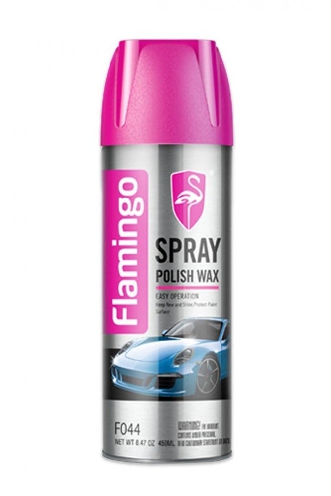 Flamingo Spray Polish Wax 450ml F044 - Image 2