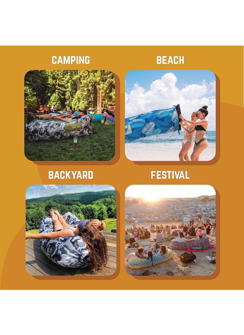 Meetion - Inflatable Couch – Cool Inflatable Lounger. Upgrade Your Camping Accessories. Easy Setup Inflatable Chair is Perfect for Beach Gear - Image 1