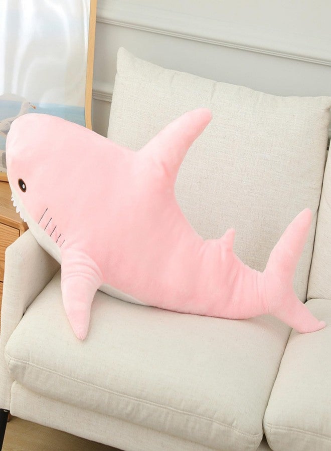 Ryttir 31 Inch XXL Giant Shark Stuffed Animals,Chubbier Shark Pillow Soft Shark Plush Shark Body Pillow Stuffed Shark Décor, Perfect Chrismas Stress Relief Gift for Kids Women - Image 1