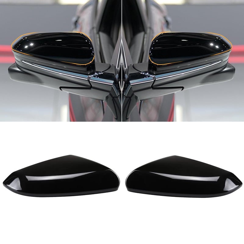 Moonlinks Compatible with 20162021 Honda Civic Side Mirror Cover ReplacementGlossy Black LH RH Side Door Rearview Mirror Cap Trim for 10th Gen Civic20192022 Insight1 Pair