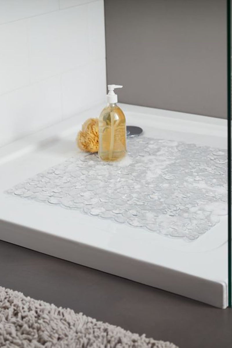 Tchibo Non Slip Shower Mat 54 x 54 cm, Transparent - Image 1