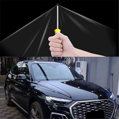 CREON High Gloss Anti Scratch Black Glossy Paint Protection Film PPF for Car Protection and Decoration (in 24x150, Black PPF Film) - Image 2