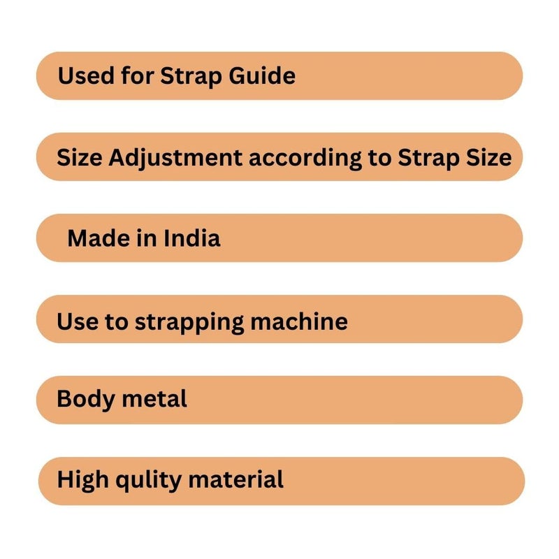 Smartpack Strap Guide for Strapping Machine’s Spare Parts | Strap alignment guide, Strap guide assembly, Strap positioning guide for strapping | Strap Alignment Guide Rail | Pack of 1 Set - Image 2