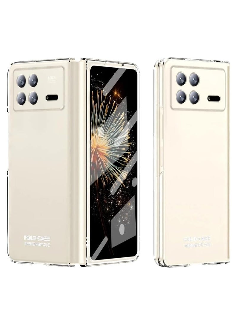 General Case Compatible with Xiaomi Mix Fold 3 Premium Matte Anti Fingerprint Folding Case for Mi Mix Fold 3 with Screen Protector Glass Film Cover  - Image 1