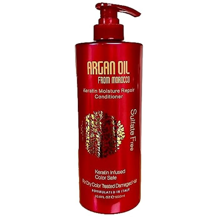 Argan Oil from Morocco Keratin Moisture Repair Conditioner, 33.8 fl.oz. (1000 ml)