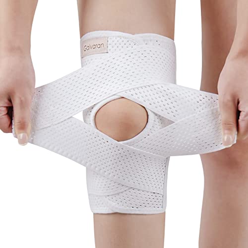 Galvaran Knee Brace with Side Stabilizers for Meniscal Tear Knee Pain ACL MCL Arthritis Injuries Recovery, Breathable Adjustable Knee Support for Men and Women - Image 1