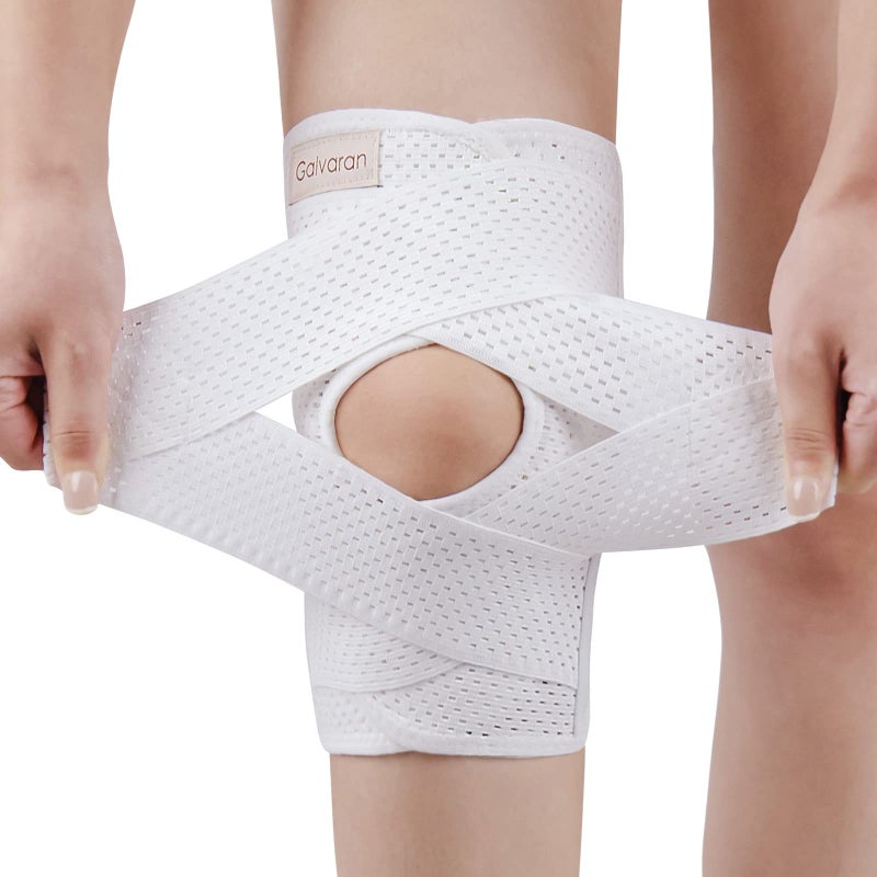 Galvaran Knee Brace with Side Stabilizers for Meniscal Tear Knee Pain ACL MCL Arthritis Injuries Recovery, Breathable Adjustable Knee Support for Men and Women - Image 3