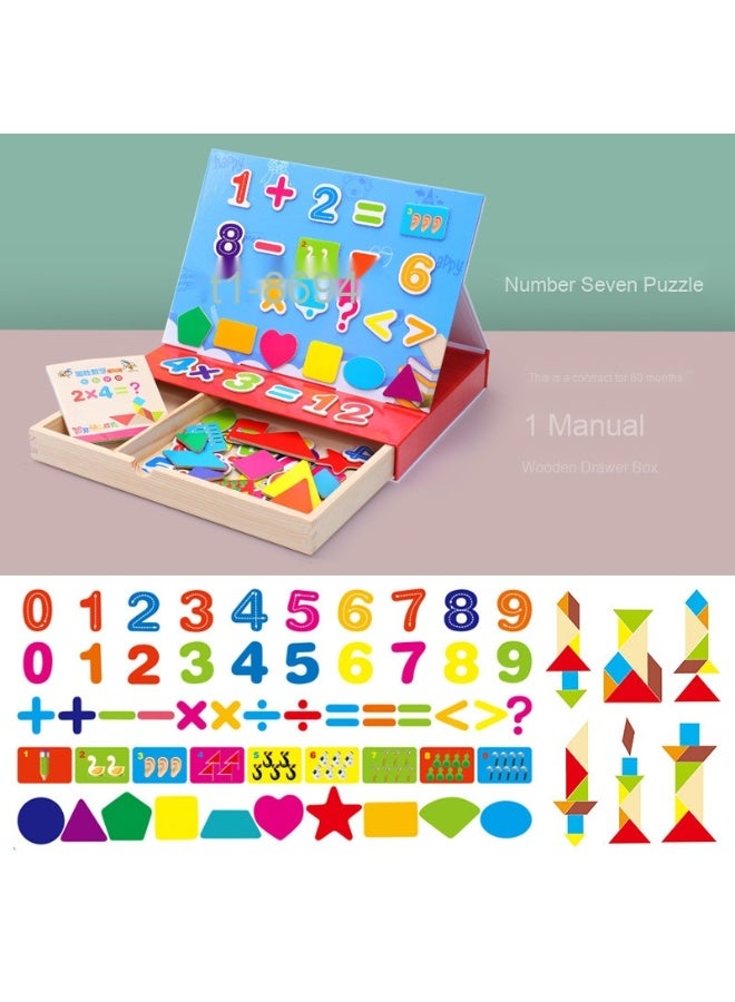 لوحة مغناطيسية لتغيير ملابس الفتيات - لعبة تعليمية متعددة الوظائف