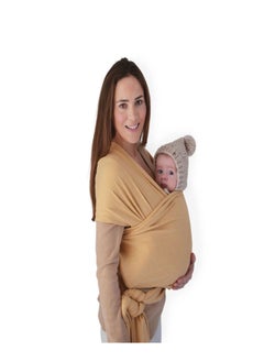mushie Baby Carrier Wrap Mustard Melange  - Image 1