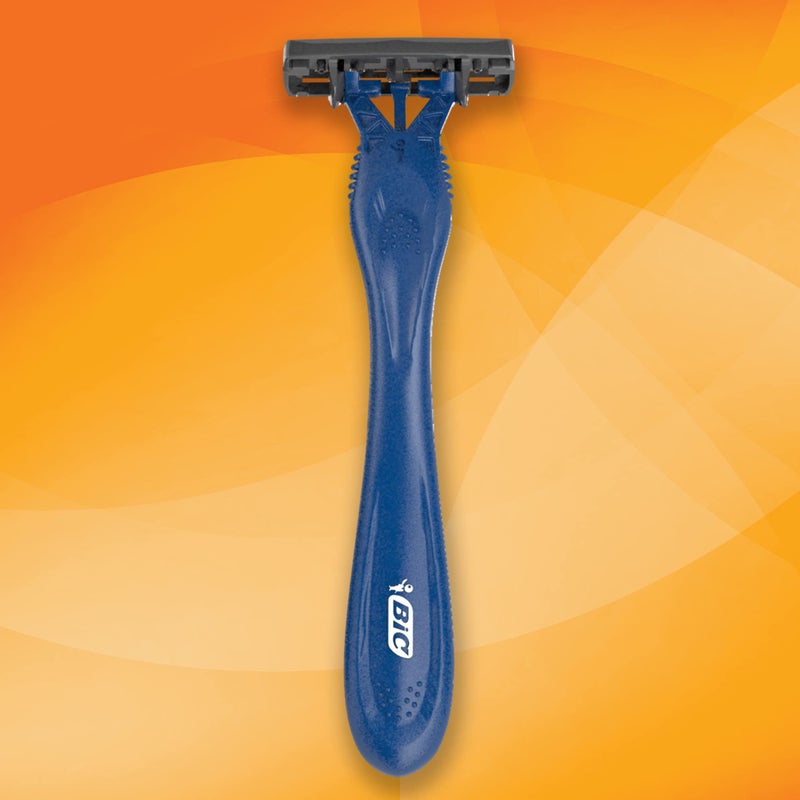 BIC Comfort 3 Advance Disposable Razors for Men, For an Ultra-Soothing and Close Shave, 4 Piece Razor Set - Image 4