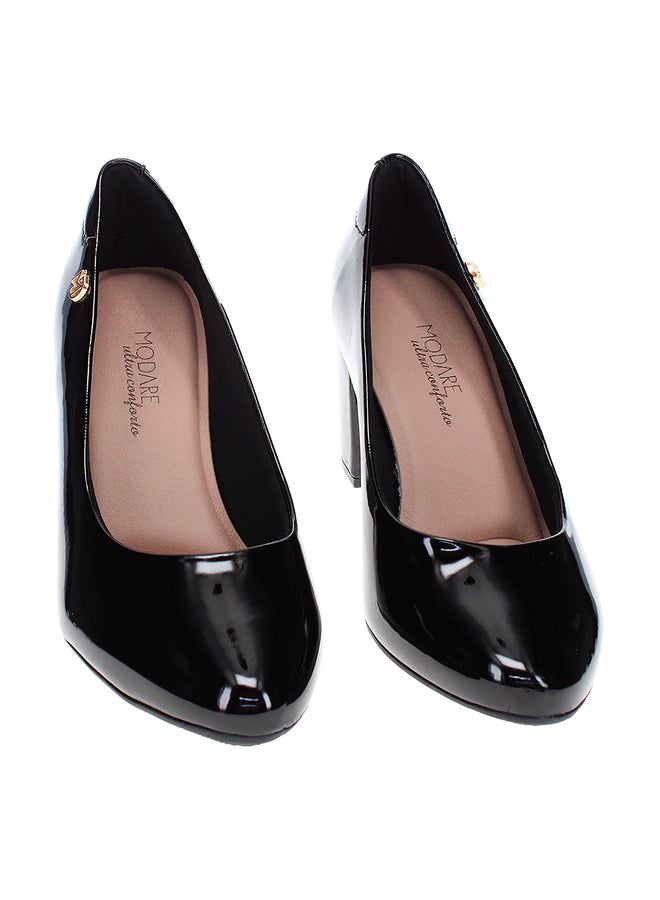 Beira Rio Solid Slip-On Block Heels Sandals - Image 4