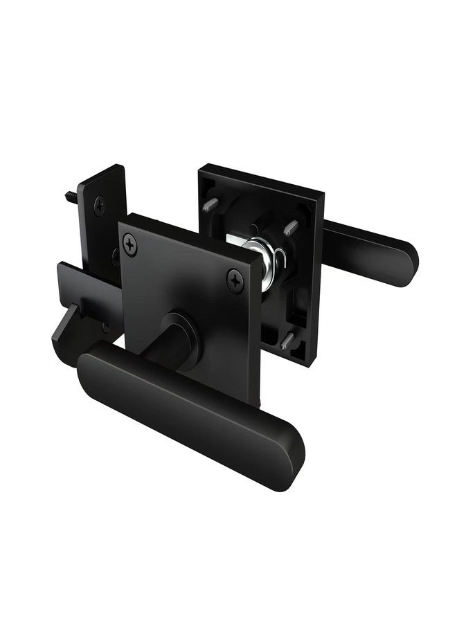 Sdstone Double Side Gate Latch，Heavy Duty Swinging Door Latch Gate Hardware for Wooden Fence,Gate Hardware for Right Inswing Outdoor Wooden Gates, Pool Gate, Backyard, Garden - Image 1
