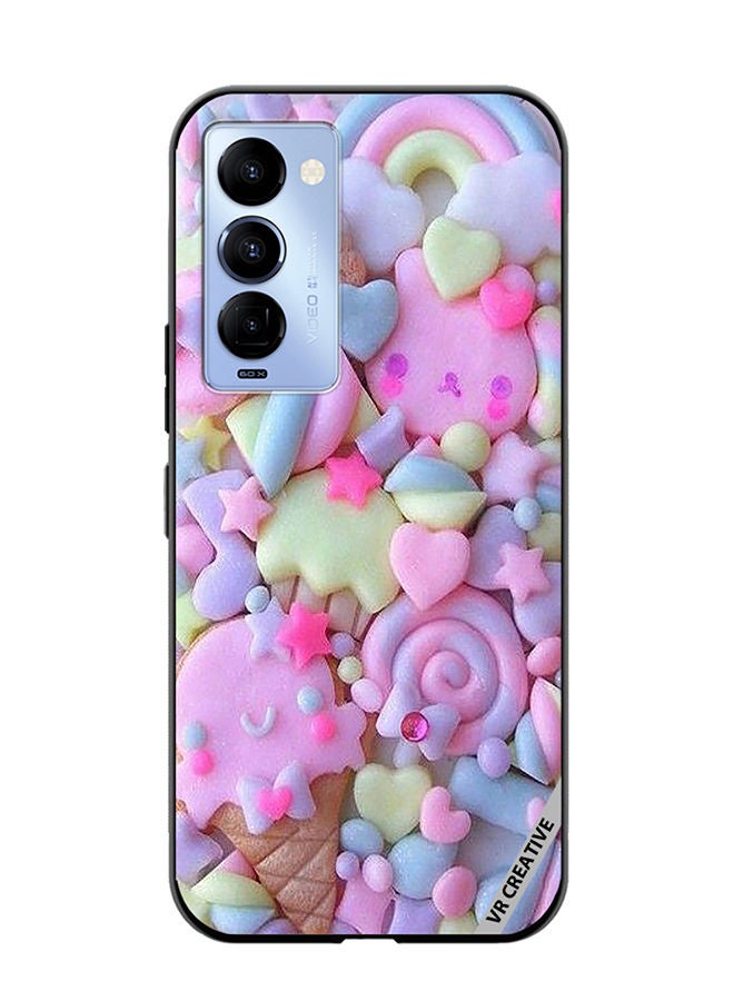 VR CREATIVE Protective Case Cover For Tecno Camon 18/18 P Kawai Decoden Design Multicolour - Image 1