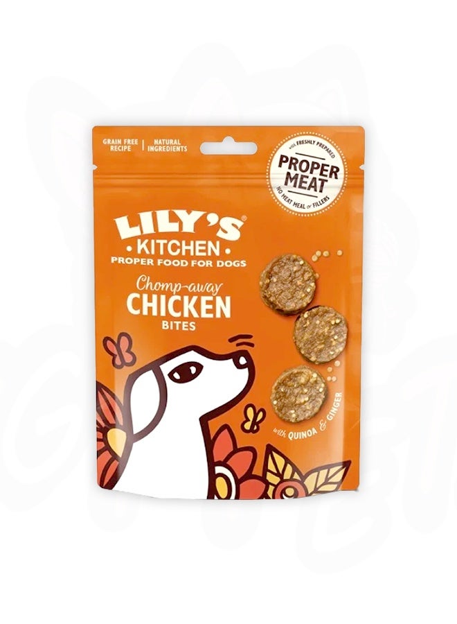 Lily's Kitchen Chomp-Away Chicken Bites Dog Treats - 70G - Image 1