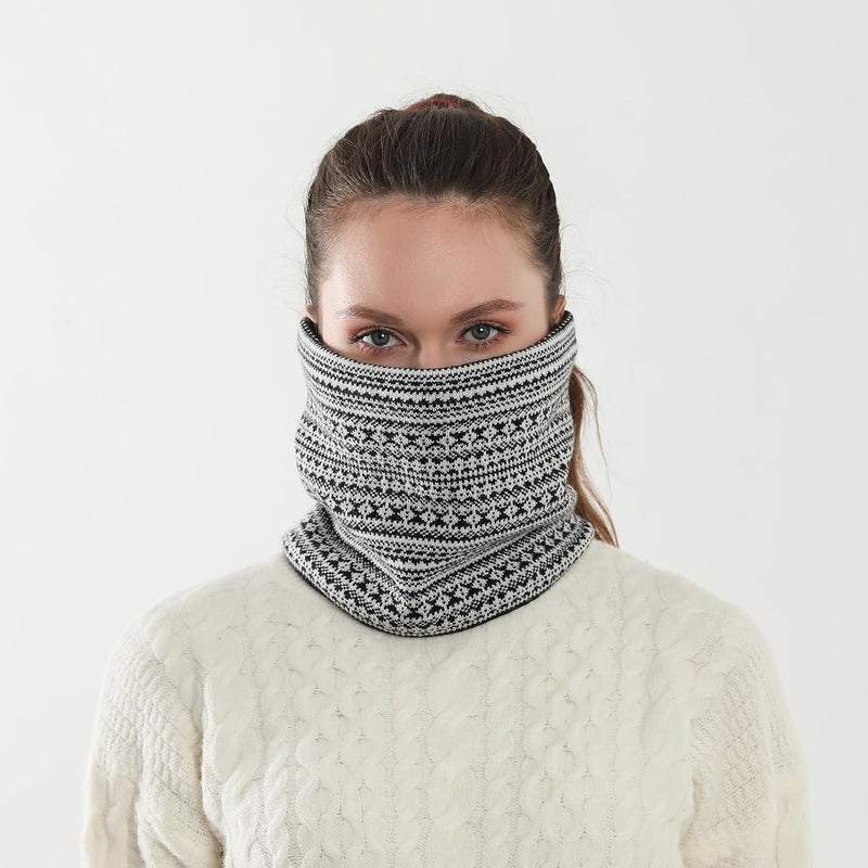 NovForth Winter Neck Warmer Men Ski, Neck Gaiter Face Scarf Women, Fleece Scarf for Men Gaiter Mask, Thick Windproof Scarves - Image 4