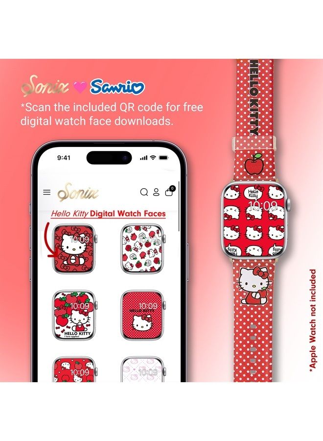 Sonix x Sanrio Watch Band Compatible with ﻿Apple 41mm/40mm/38 mm Watch - Hello Kitty Apples - Image 4