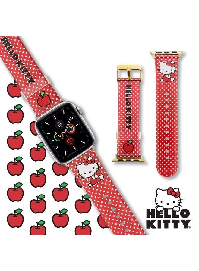 Sonix x Sanrio Watch Band Compatible with ﻿Apple 41mm/40mm/38 mm Watch - Hello Kitty Apples - Image 3