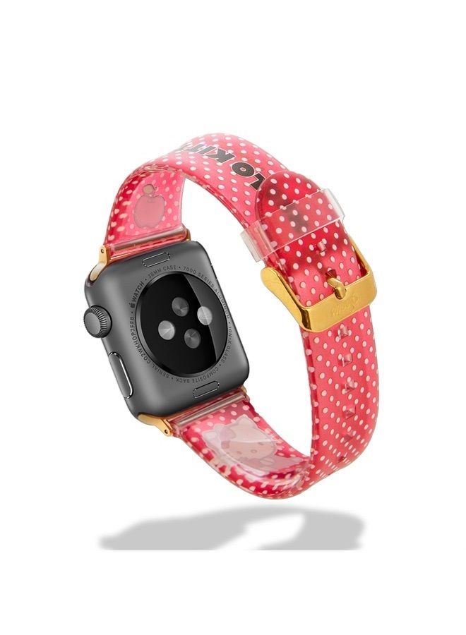 Sonix x Sanrio Watch Band Compatible with ﻿Apple 41mm/40mm/38 mm Watch - Hello Kitty Apples - Image 2