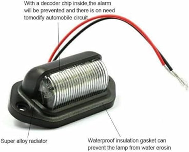 Vuzmode Car License Plate Light - Image 2