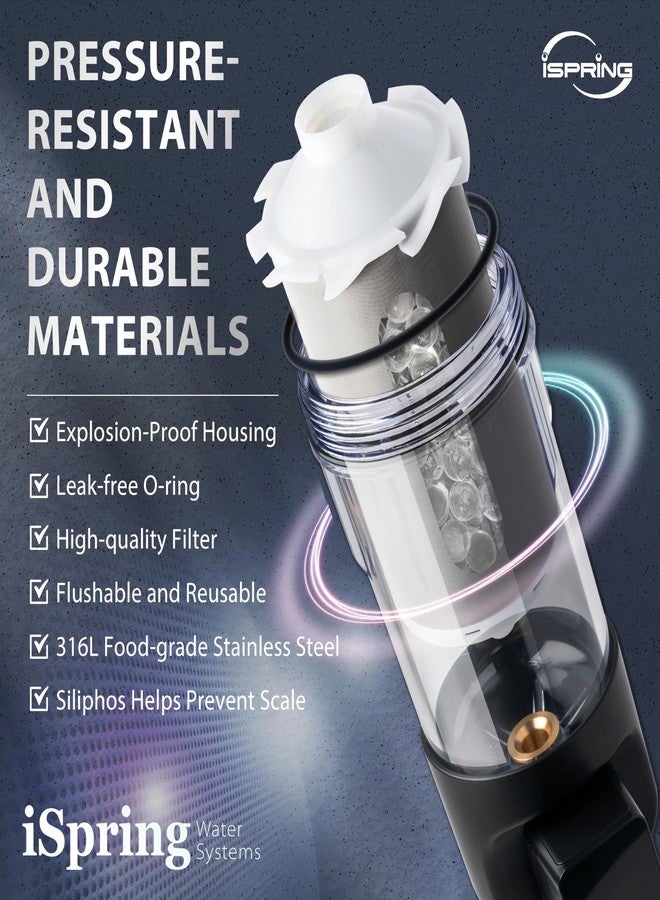 آي سبرينج خرطوشة بديلة لمرشح مياه الرواسب الدوارة FWSP50SL-ARJ من iSpring مزودة بسيليفوس، لسلسلة WSPSL-ARJ وWSPSL-ARJ-BP، عبوة من قطعة واحدة - Image 3