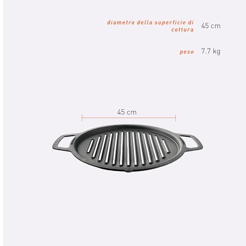 Solo Stove Large Cast Iron Grill Top, Cookware for Bonfire and Yukon fire pit, Fireplace accessory, Cooking surface: 17.75", Weight: 17 lbs - Image 3